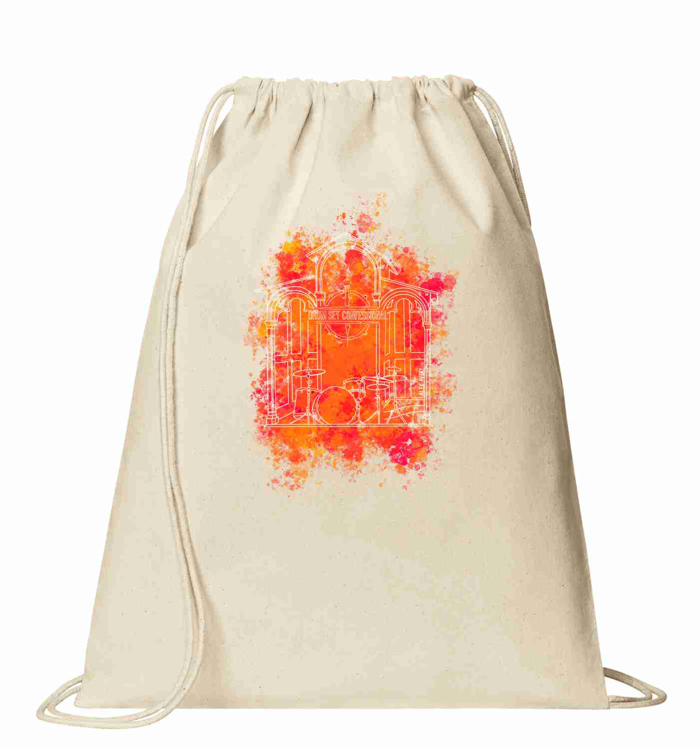 DSC "Confessional" Drawstring Bag/Backpack (100% of profits fuel outreach and donations to addiction/recovery causes.)
